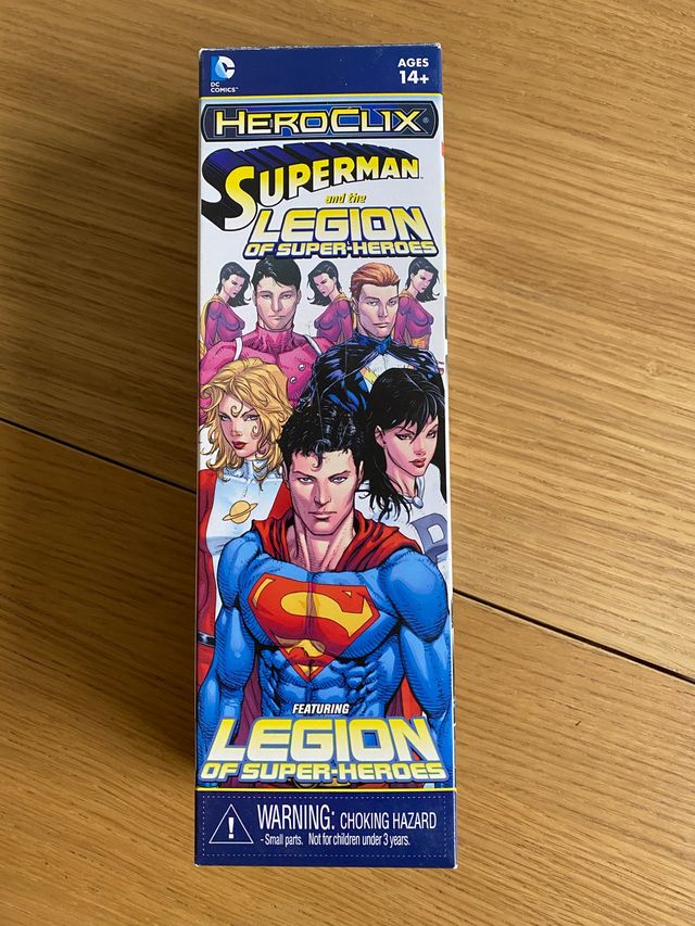 Juego Heroclix booster Superman and The Legion of