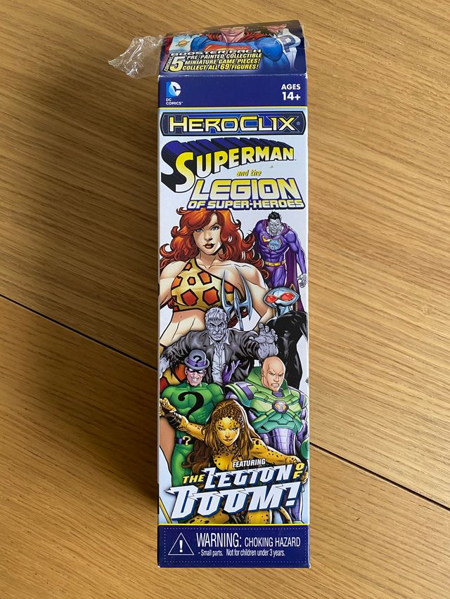 Juego Heroclix booster Superman and the Legion of