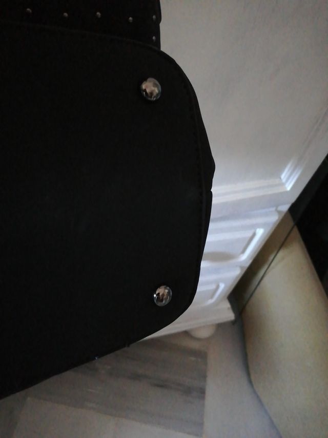 maxi bolso negro grande con asas y bandolera bolsa