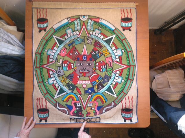 LIENZO BORDADO MEJICANO