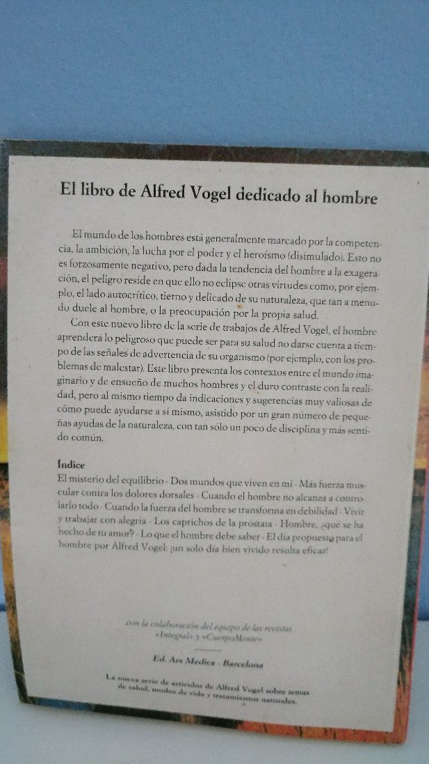 Dedicado al hombre - A. Vogel