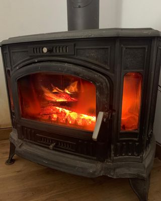 Chimenea de hierro fundido de segunda mano en WALLAPOP
