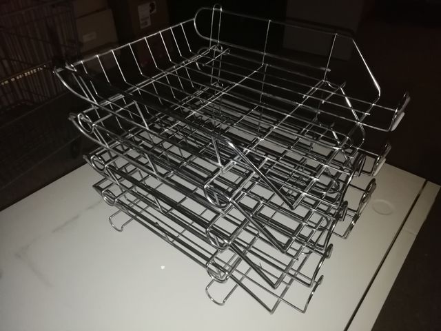 Archivador apilable acero inox. de segunda mano por 5 € en Barcelona en