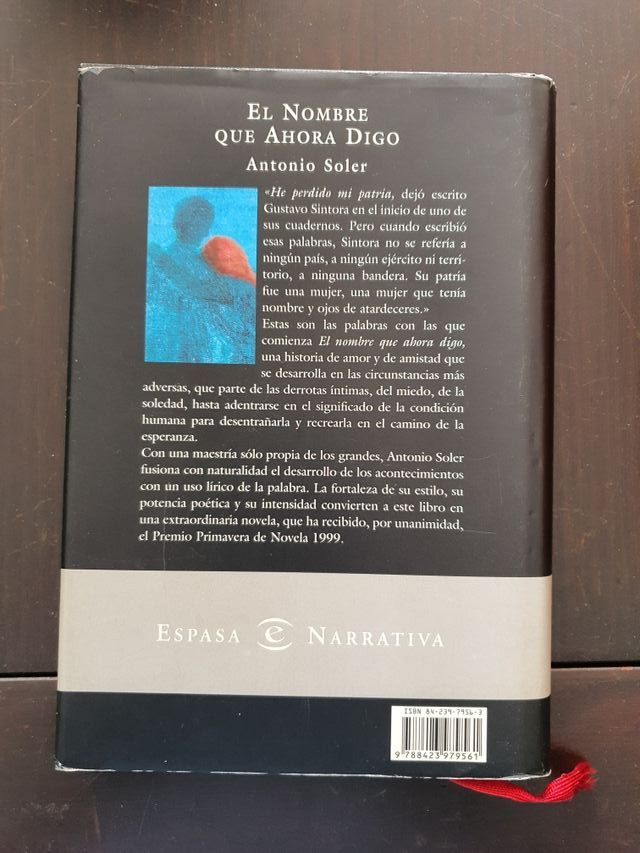 El nombre que ahora digo _ Antonio Soler