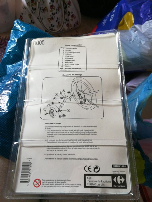 Ruedines bicicleta niño