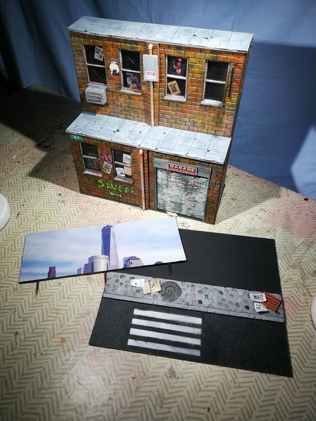 Street diorama para figuras 6 o 7 pulgadas