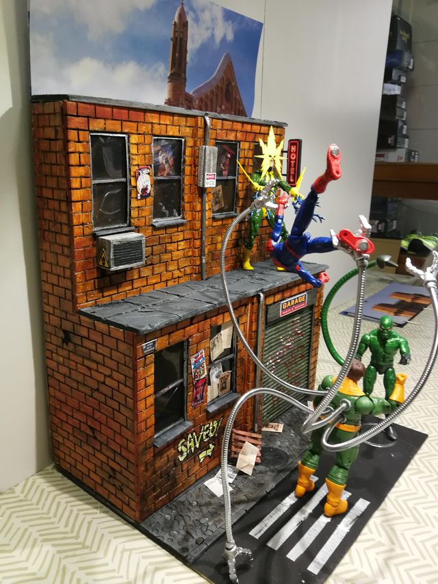 Street diorama para figuras 6 o 7 pulgadas