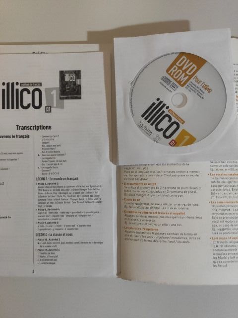 ILLICO 1, libro de francés