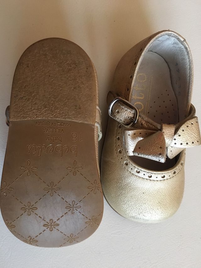 Zapatos para niña número 18