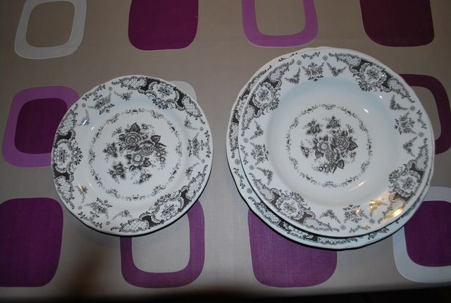 Vajilla cerámica Tipo Cartuja