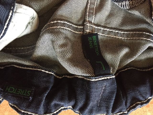 Pantalón azul niño Benetton talla L