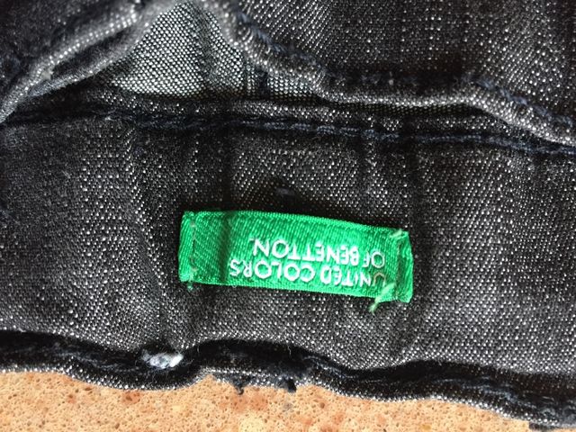 Pantalones negros niño benetton talla L