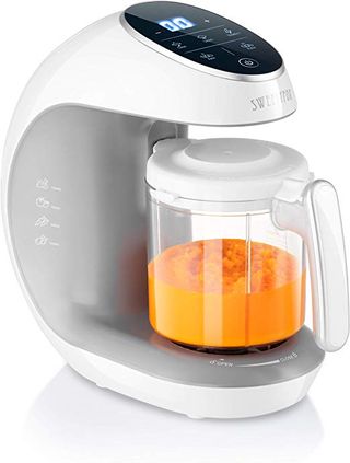 Calienta Comida Lictin Robot de Cocina Beb/é- 4 en 1 Procesador de Alimentos Bebes con Bandeja de Hielo del Oso y Bandeja de calentamiento de botellas Esterilizador Batidora y Descongelar