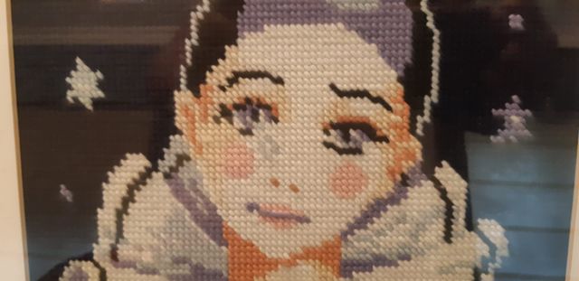 Cuadro de punto de cruz