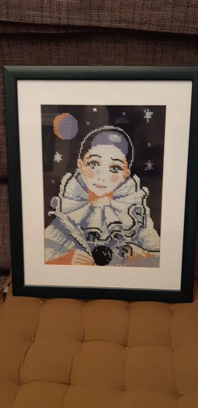 Cuadro de punto de cruz