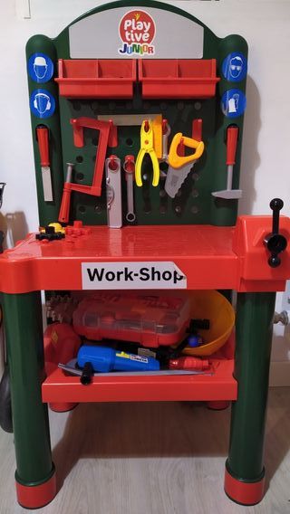 Banco bricolaje juguete de segunda mano por 30 € en Jaén en WALLAPOP