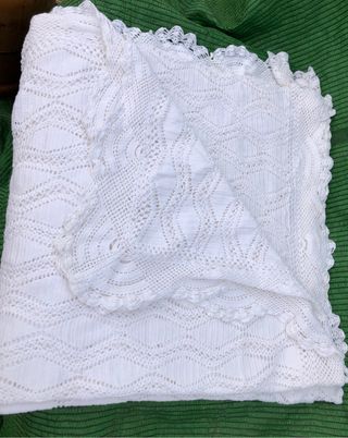 Colcha de ganchillo para cama 135 150 de segunda mano por 55 Colcha antigua. Ganchillo 135 150 | eBay