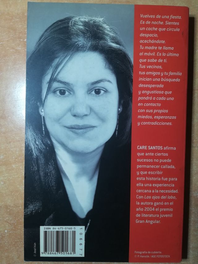 Libro LOS OJOS DEL LOBO, de Care Santos