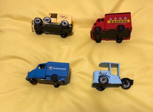 4 coches fuera de serie Danone