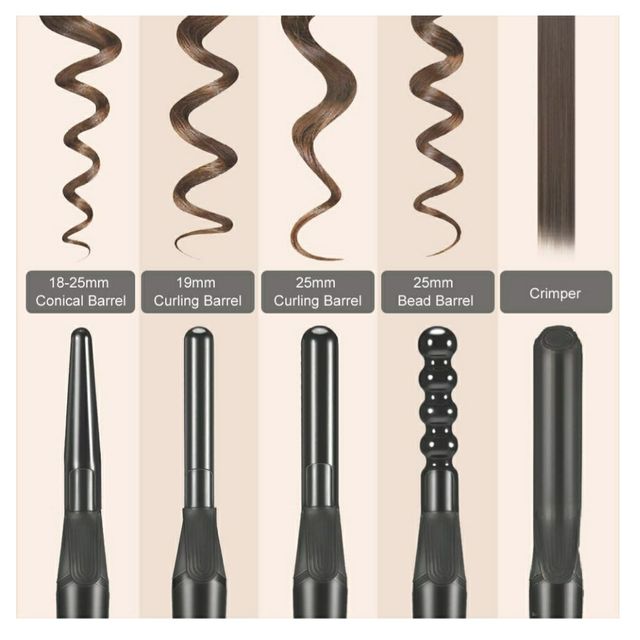 ALISADOR Y RIZADOR 5 EN 1