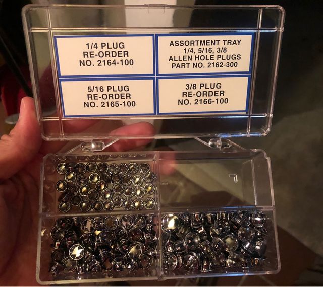 tapas cromadas tornillos allen HARLEY