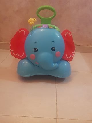 correpasillos elefante fisher price