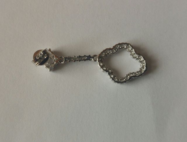 Pendientes plata y circonitas