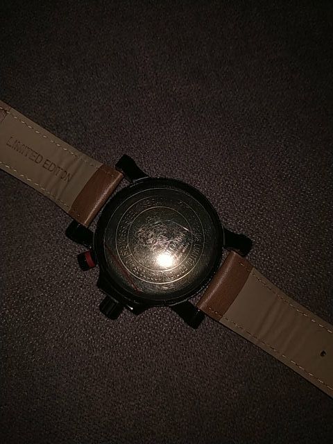 RELOJ CALGARY NEGRO Y MARRÓN