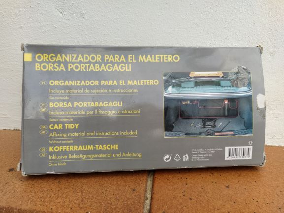 organizador para el maletero