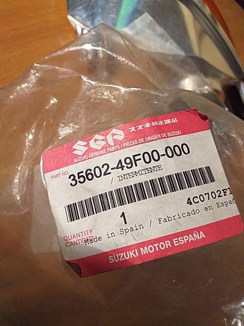 35602-49F00 Intermitente DLT/IZQ BURGMAN