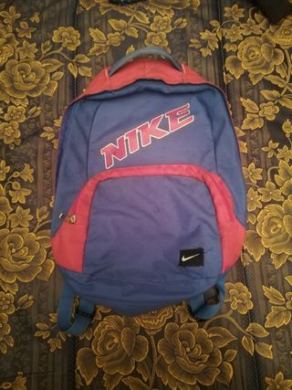 mochila nike rosa fosforescente