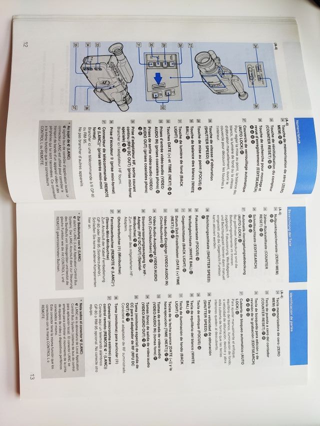 VIDEO CAMARA SONY VINTAGE MOD CCD-F355E