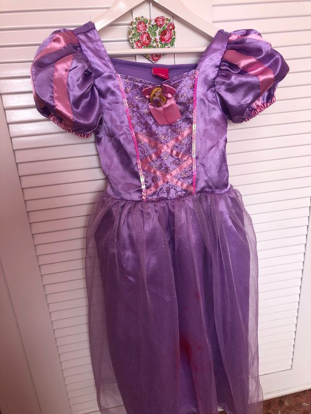 Disfraz Disney Rapunzel 5-6 años 116cm