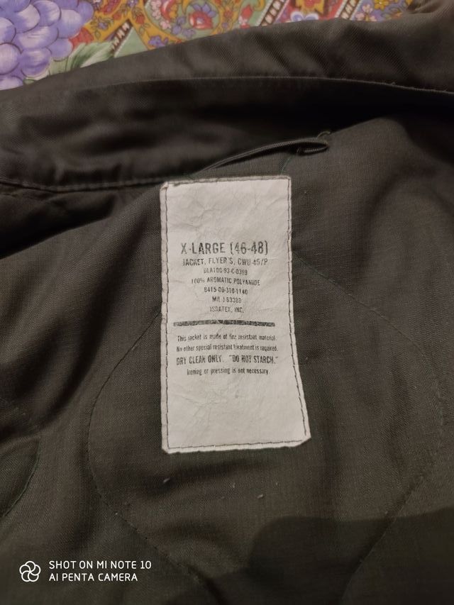 CAZADORA DE VUELO-BOMBER-CWU 45/P-ALPHA IND