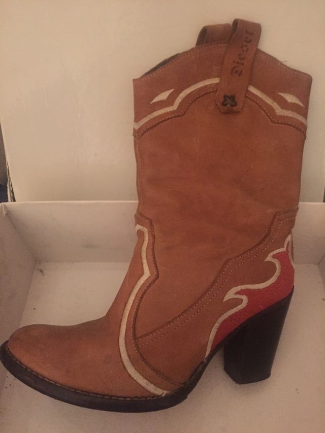 Botas camperas-cowboy Diesel T.37