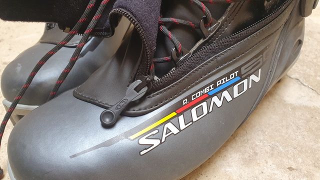 botas de esqui de fondo patinador