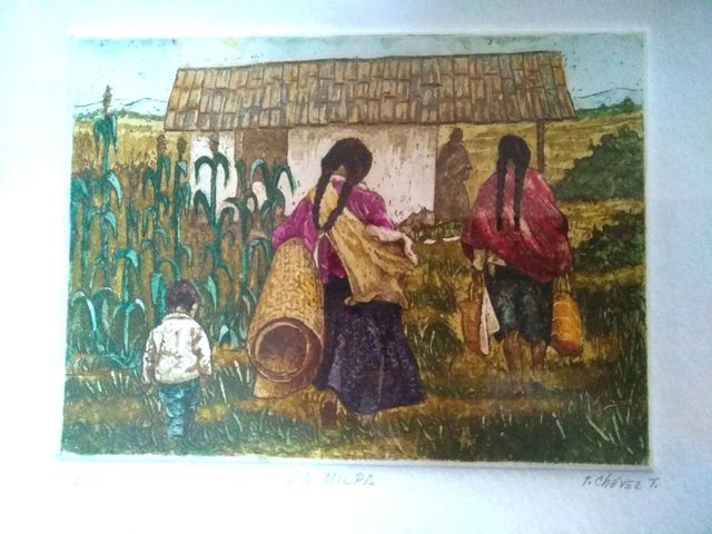 Grabado original firmado