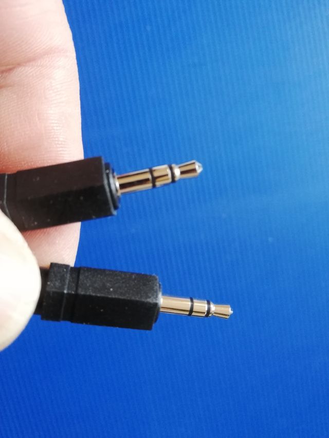 jack estéreo 3,5 mm machos