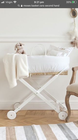 zara home moses basket