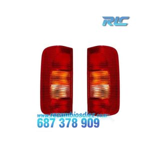 TRANSPORTER T5//Multivan//Caravelle 2P sin portal/ámparas Blanco Rojo PILOTO TRASERO Izquierdo Volksw 03-09