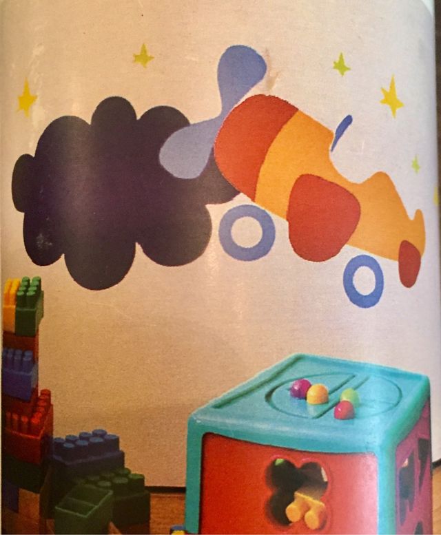 Vinilo adhesivo infantil para pared.NUEVO!