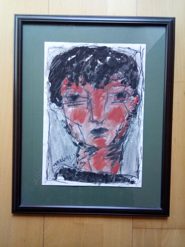 Joaquín VILLEGAS.Retrato de joven.1987.