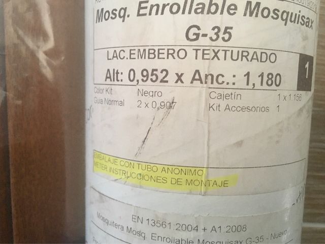 Mosquitera enrollable Nueva a Estrenar