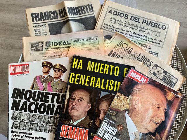 Prensa muerte de Franco
