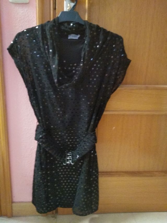 blusón brillo fiesta elegante