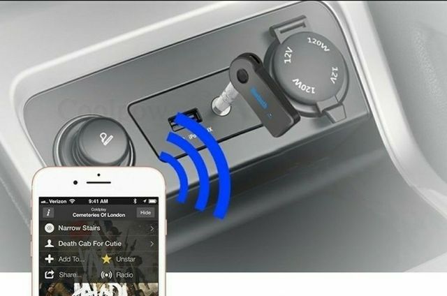 Receptor de audio bluetooth auxiliar universal