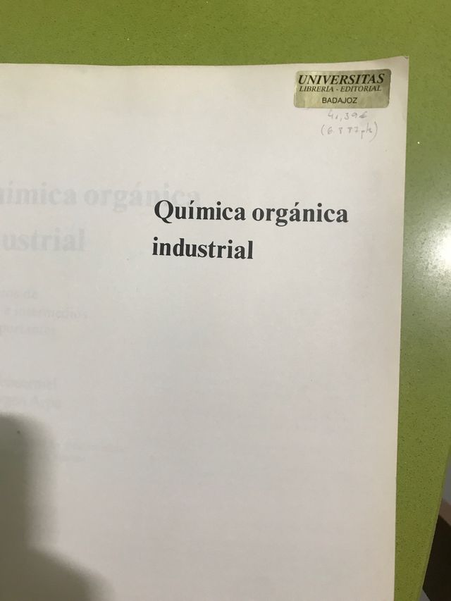 Química orgánica industrial