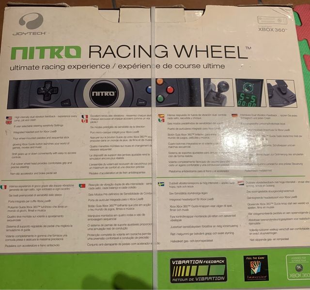 Volante Nitro Racing Whell NUEVO