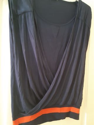 Camiseta efecto doble/marca  Morgan