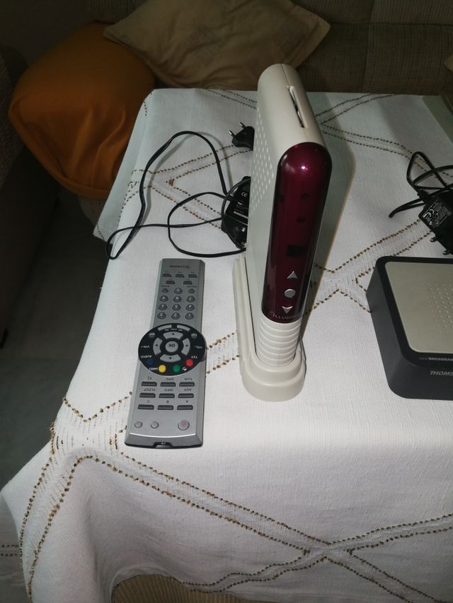 router y receptor parabolica